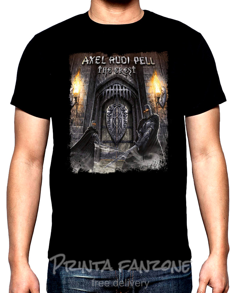 T-SHIRTS Axel Rudi Pell, The Crest, men's t-shirt, 100% cotton, S to 5XL